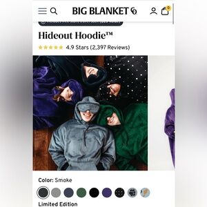Big Blanket Co Hideout Hoodie in Multiple Colors